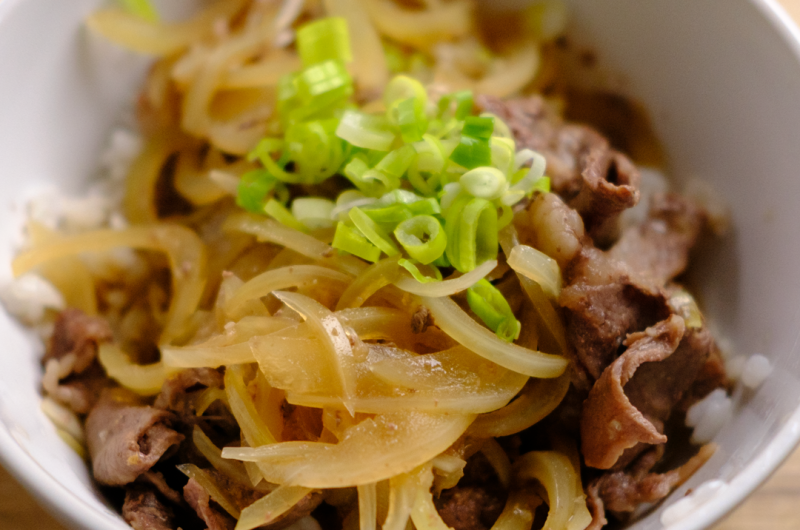 微波爐做牛丼